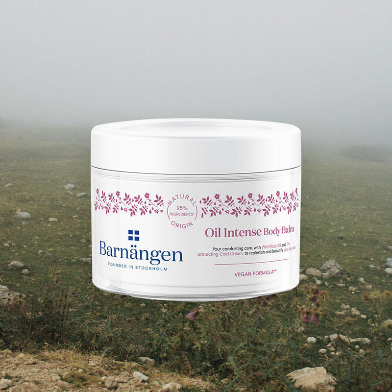 Barnängen Oil Intense Body Balm – Naturkosmetik mit Wildrosenöl und schützender Cold-Cream.