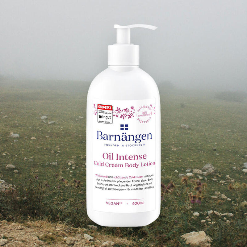 Barnängen Oil Intense Bodylotion – natürliche Pflege mit Wildrosenöl, ÖKO-TEST „sehr gut“.